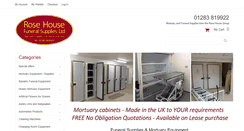 Desktop Screenshot of mortuary-supplies.co.uk