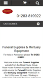 Mobile Screenshot of mortuary-supplies.co.uk